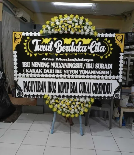 Papan Bunga Duka Wedding Venue Gunung Putri